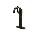 thumbnail image 2 of Kingston Brass KB3425BL Single Handle Vessel Sink Faucet with Optional Cover Plate, 2 of 4