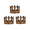 3PCS Vintage Golden Crown#1, variant on 1PC Vintage Golden Crown, Royal King Queen Crown with Jewels, Medieval Crown for Halloween Costume Birthday Party Wedding Decoration