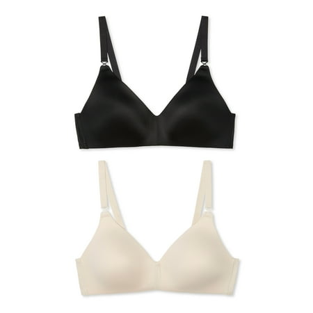 

Blissful Benefits® by Warner sWireless Lightly Lined T-Shirt 2-Pack Bra 04001W
