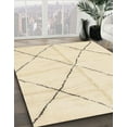 thumbnail image 2 of Ahgly Company Indoor Square Abstract Golden Blonde Gold Solid Area Rugs, 7' Square, 2 of 6