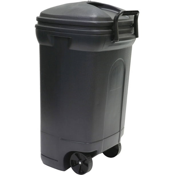 United Solutions 45Gallon Wheeled Rectangular Blow Molded Trash Can