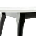 thumbnail image 6 of Elle Decor Clementine Mid-Century Modern Living Room Furniture Collection with Brass Accents Assembly Required, Marble White, 6 of 8