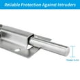 thumbnail image 4 of Door Security Slide Lock – 3 Inch Barrel Bolt with 12 Screws, Easy Installation, Additional Security for Interior Doors, Closets, and Sliding Doors, 4 of 6