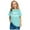 Light Blue, variant on Piuwrlz Summer Short T Shirt Sleeve Kid Girl Boy Light Blue T-Shirt Crew Neck Cotton Shirt Top Light Blue Size 7 Years