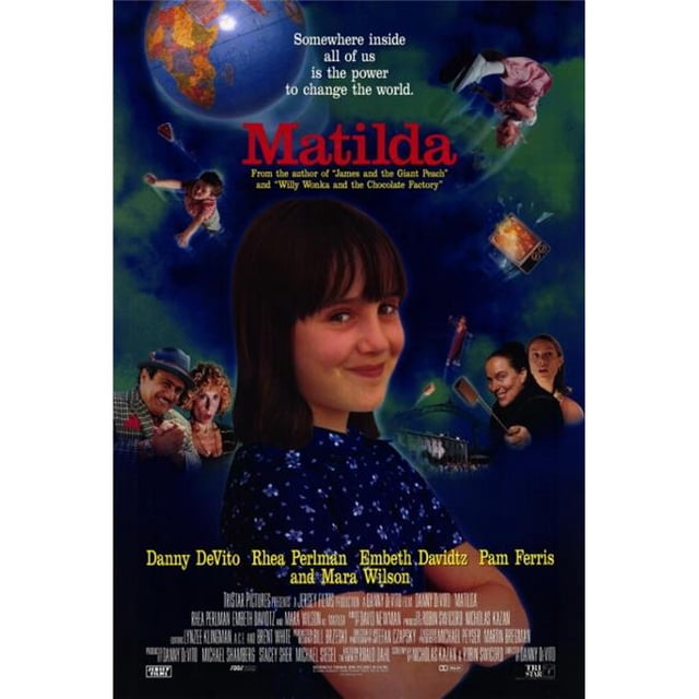 Pop Culture Graphics MOVGF1412 Matilda Movie Poster Print, 27 x 40