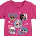 thumbnail image 3 of LOL OMG - Winter Dolls - Snow Princesses Circles - Toddler & Youth Girls Short Sleeve Graphic T-Shirt, 3 of 5