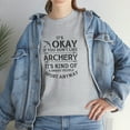 thumbnail image 7 of It's Okay If You Don't Like Archery Smart People Sport Anyway Tee -ID: 1073, 7 of 7
