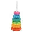 thumbnail image 1 of Rainbow Stacker Baby Stacking Toy Juguete de aprendizaje temprano Mano Ojo Coordinación Stacking Puzzle Toys Rainbow Anillos para Niñas Hugo Apilador Juguetes Clásicos, 1 of 9