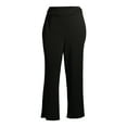 thumbnail image 6 of Heart N' Crush Plus Size Solid Wide Leg Pants with Foldover Waist, 6 of 6
