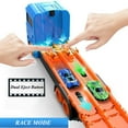 thumbnail image 3 of Camión transportador de coches grande, pista plegable, vehículo de carreras, juegos competitivos para niños, almacenamiento, coche de aleación, juguete para niños, regalo novedoso, 3 of 3