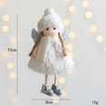 thumbnail image 3 of 1 pieza de muñeco de peluche blanco, ángel, niña, alce, muñeco de nieve, colgante para árbol de Navidad, adorno colgante, regalos de Año Nuevo, decoración de la habitación del hogar, 3 of 5