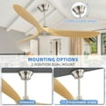 thumbnail image 6 of Sofucor 60" Smart Ceiling Fan with Wall Switch and APP Control,DC Motor,ABS Blades, 6 of 11