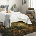 thumbnail image 4 of Tree Rugs for Living Room Bedroom - Forest Rug 3x5 - Autumn Leaves Carpet for Home Decor - Washable Non Slip Patterned Indoor Small Area Rug - Soft & Low Pile (ZN&366), 4 of 7