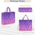 thumbnail image 6 of FORMRS Womens Corduroy Tote Bag Crossbody Shoulder Handbag with Pocket, Pixel Love, 6 of 7