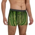 thumbnail image 4 of Salouo Green Bamboo Fence1 Print Men's Boxer Briefs,Breathable Underwear Elastic Waistband Briefs for Men -Medium, 4 of 8