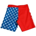 thumbnail image 2 of Budweiser 809482-Small - 30 Budweiser Mens Board Shorts, Stars & Stripes - Small 30, 2 of 7