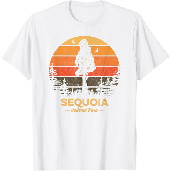 Sequoia National Park Shirt Retro Vintage Souvenir Gift T-Shirt100% cotton