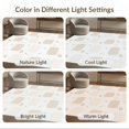 thumbnail image 7 of ODIKA 4'x6' Ivory Beige Modern Geometric Design Washable Area Rug Contemporary Handwoven Wool with Abstract Shapes for Bedroom, Reading Nook, Pet Friendly & Non-Shedding, 7 of 7