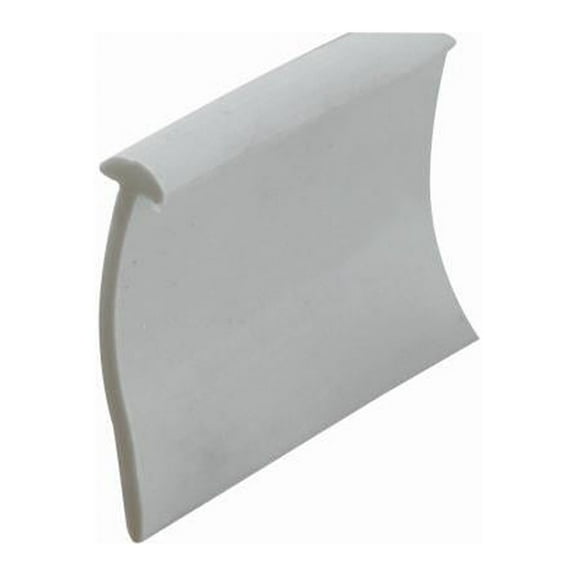 Prime-Line M 6230 Shower Door Bottom Sweep, Black Vinyl Strip, 5/32 In. Half Round Tee Insert Shape, 1 x 36 - Quantity 6