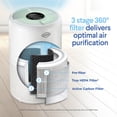 thumbnail image 2 of Clorox Large Room Turbo+ True HEPA Air Purifier, Auto Mode, up to 1,650 Sq. Ft. Capacity, 2 of 12