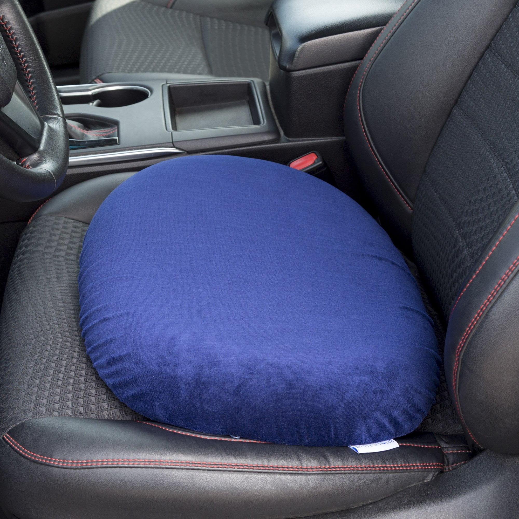 Bluestone 80 5158 Donut Cushion Seat with Memory Foam of Comfort Support Pillow for Back Pain White