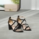 thumbnail image 2 of Sandalias de Tiras al Tobillo para Mujer DREAM PAIRS Madison Negras Talla 7, 2 of 9