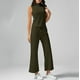 thumbnail image 2 of Conjuntos de dos piezas para mujer para el verano 2025: camiseta sin mangas con cuello alto y pantalones cortos. Chándal deportivo, XS-XXL., 2 of 6