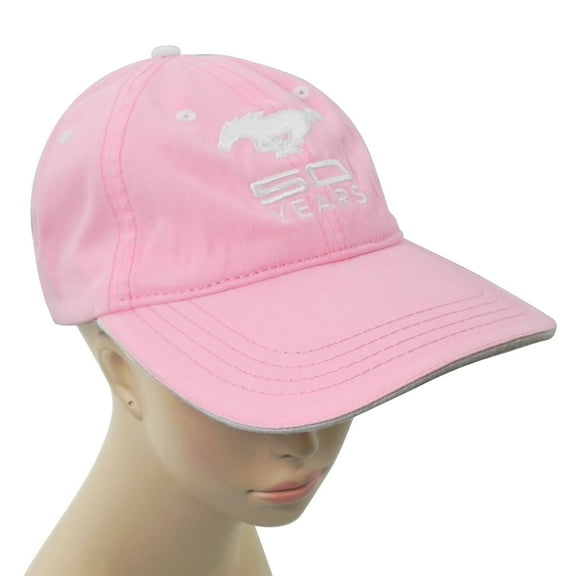 Ford Mustang 50th Years Anniversary Pink Baseball Hat