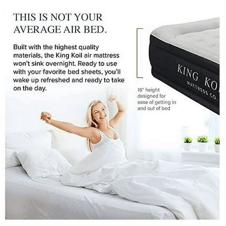 King koil blow up mattress best sale