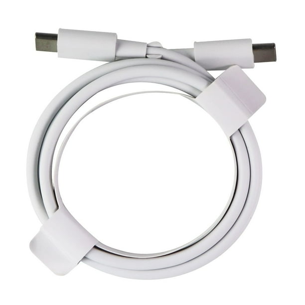 Google Cable USB Tipo C a USB Tipo C de 3,2", Color Blanco