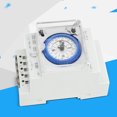 thumbnail image 3 of Mechanical Mechanical Timer Switch, Weekly 250VAC Programmable Time Switch, For Lights DIY Household Electric Equipment, 3 of 8