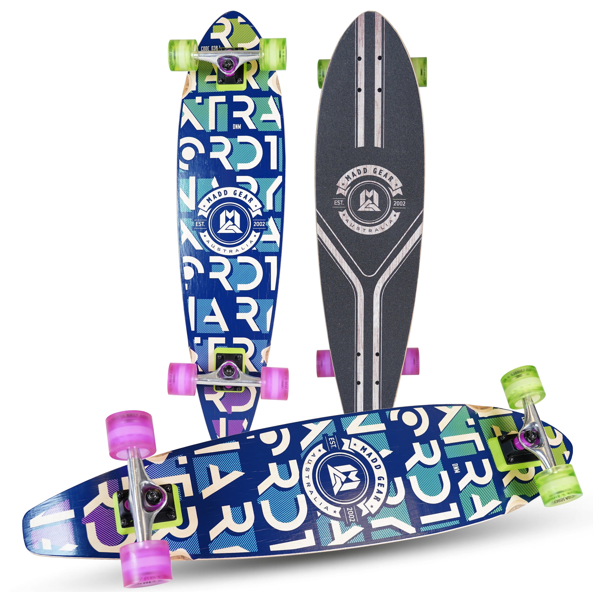 8" Mountain Board Longboard Skateboard Skateboarding Sport Truck Wheels 