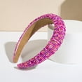 thumbnail image 1 of Diadema con cuentas tejidas a mano para el cabello Homing Hair Hoop, estilo barroco, esponja, accesorios simples para el cabello facial para mujer, 1 of 6
