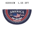 thumbnail image 2 of Anniversary Half Banner Star Spangled Design Lightweight Polyester for Outdoor Year Round Display, 2 of 6