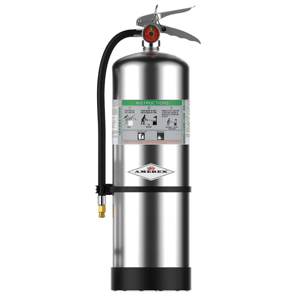 Amerex C262 2.5 Gallon Class K Wet Chemical Fire Extinguisher for Kitchen Use - 2 Pack