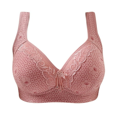 

Seamless Underwear For Women Woman s Comfortable Breathable Bra No Rims No rims gathered comfortable breathable underwear daily bra (order note is packaged separately) daily bra shrimp red L-4