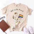 thumbnail image 3 of Pride Goose LGBT Rainbow T-Shirt, Off To Be Proud Shirt, Gay Pride Gift, Lesbian LGBTQ Tee, Funny Goose Shirt, 3 of 3