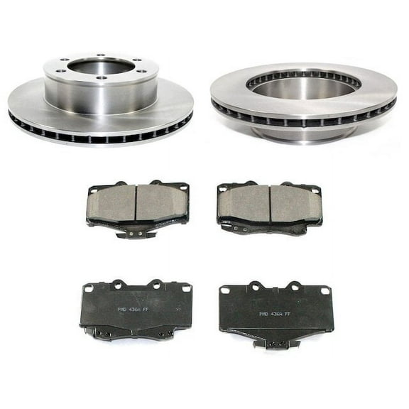 Front Brake Pad and Rotor Kit - Compatible with 1995 - 2004 Toyota Tacoma 1996 1997 1998 1999 2000 2001 2002 2003