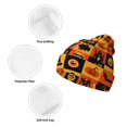 thumbnail image 3 of Yiaed Halloween Print Winter Beanie for Men Women, Fleece Lined Beanie Soft Warm Knit Hat Ski Stocking Cuffed Ca, 3 of 6