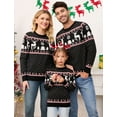 thumbnail image 6 of Garvee Kids Boys Girls Christmas Sweaters Holiday Unisex Sweater Crewneck Xmas Party Knit Reindeer Snowflakes Pullover, 6 of 8
