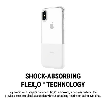 Incipio - NGP Flexible Shock Absorbent Case for Apple® iPhone® X and XS - Clear