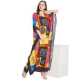 thumbnail image 3 of Gypsie Blu Plus Size Kaftan Dress for Women Printed Loose Maxi Kimono Style Long Caftan Maxi Sleepwear Online, 3 of 7