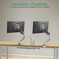 thumbnail image 2 of Brazo de Monitor WALI Plateado Ultrawide para Pantallas Curvadas de 13 a 49 Pulgadas con Puertos USB, 2 of 8
