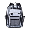 thumbnail image 1 of Soidarity Bolso de hombro impermeable Mochilas de gran capacidad con bolsillos laterales Cartera de paraguas de estudiante para escuela al aire Escalada Negro Soidarity OD026036-01, 1 of 6