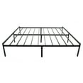 thumbnail image 4 of KEANO Twin Bed Frame, Heavy Duty Durable Metal Platform with Sturdy Steel Slats, 12.4 Inch Large Underbed Storage Space, No Box Spring Needed, Easy to Assembly, Noise Free, Black, 4 of 10