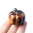thumbnail image 5 of Hmgxay Hand Made Miniature Pumpkin, Natural Crystal Stone Decorative Ornament, Fall-Themed Tabletop Accent, Thanksgiving and Halloween Gift Idea, 5 of 6