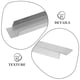 thumbnail image 3 of CHICHUMID 2Ud Barras Divisor Para Bandejas De Comida Acero Inoxidable Soporte Para Cocina Y Buffet Color Plata, 3 of 8