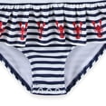 thumbnail image 4 of Sperry UPF 50+ Rash Guard One Piece Swimsuit Bathing Suit with Bucket Sun Hat (Baby Girls), Sizes 12M-24M, 4 of 7