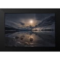 thumbnail image 2 of Wangqian, Jerry 14x11 Black Modern Framed Museum Art Print Titled - Moody Lake, 2 of 5