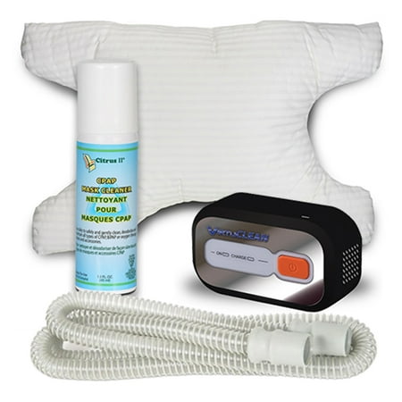Virtuox VirtuClean Bundle - Virtuox VirtuClean CPAP Mask Cleaner, CPAP Pillow, Tubing, and (Best Way To Clean Cpap Mask And Tubing)